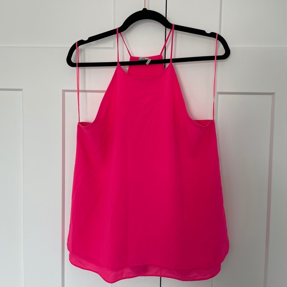 Bright pink Paper Crane tank - Picture 1 of 3
